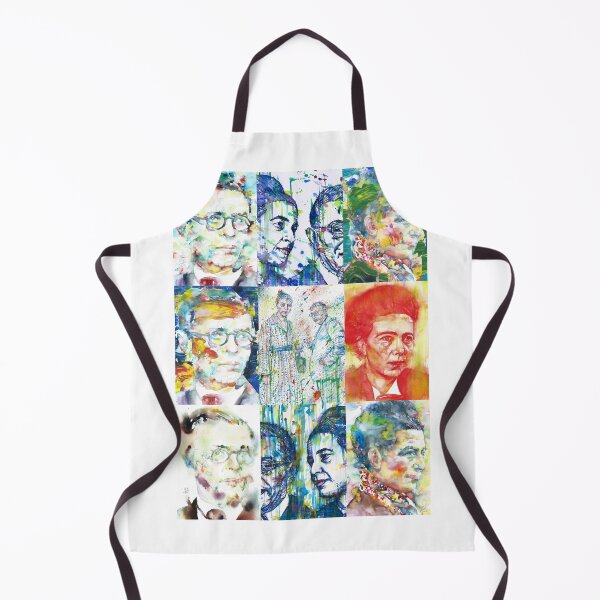 Item preview, SARTRE and SIMONE DE BEAUVOIR collage painting .1 designed and sold by lautir.
