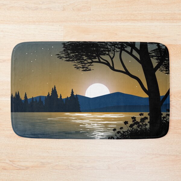 Item preview, Beautiful Evening River designed and sold by JTS STORE.