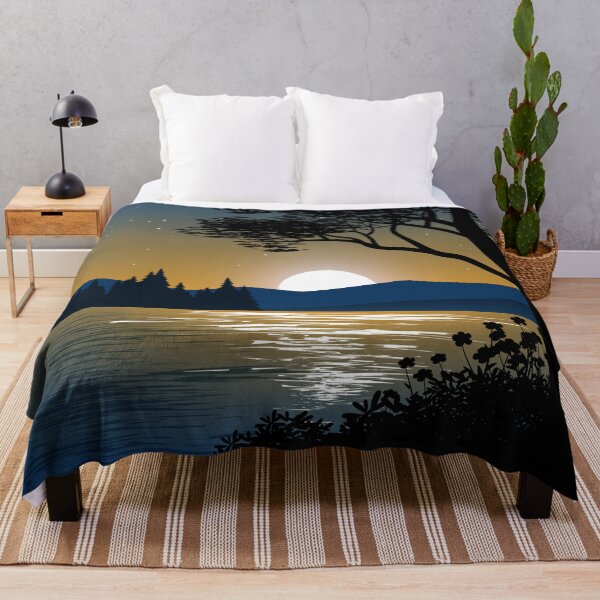 Item preview, Beautiful Evening River designed and sold by JTS STORE.