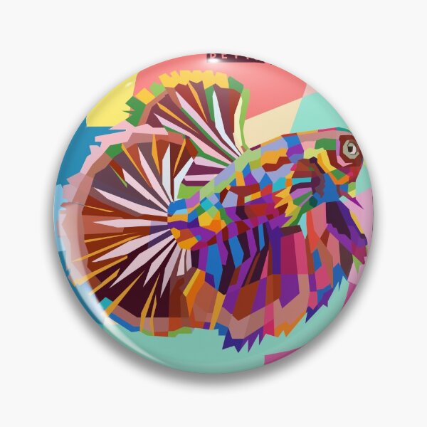 Item preview, Betta splendes geometric designed and sold by ghocay93.