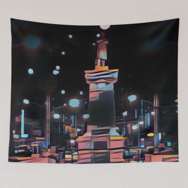 Item preview, Jose Rizal Monument Cagayan de Oro at Night. designed and sold by JockArts.