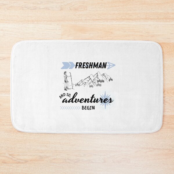 Item preview, Vintage "Freshman Year - And So, Adventures Begin" (Blue) Black Text designed and sold by dbyjane.