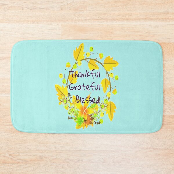 Item preview, Thankful Grateful Blessed, nr   2, Plaid and all things pumpkin Thanksgiving ,Thankful Grateful Blessed, Pumpkin spice and all things nice designed and sold by Adri Barnard.
