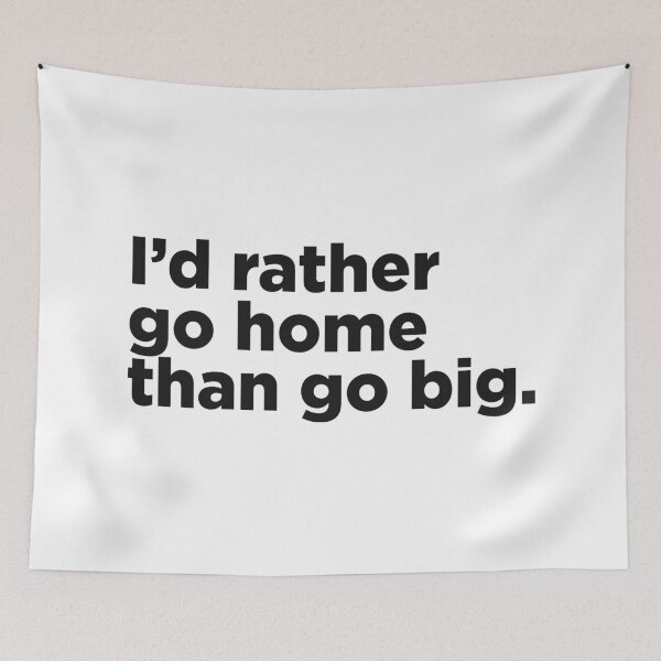 Item preview, I'd Rather Go Home. designed and sold by Memefy.