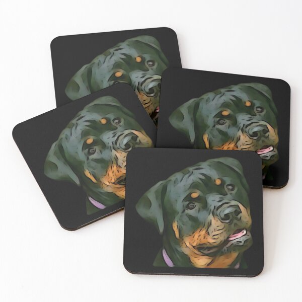 Item preview, Happy Rottweiler hat designed and sold by Freedomink.