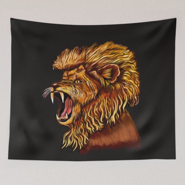 Item preview, Lion head - The conquering lion designed and sold by Artonmytee.