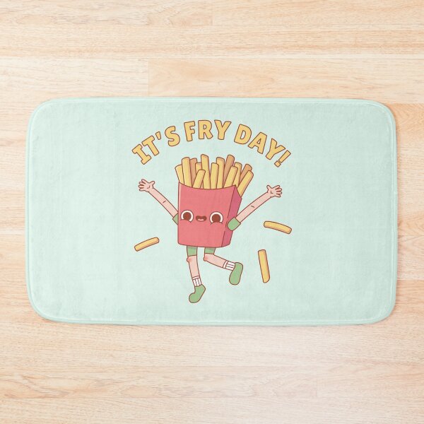 Item preview, Cute French Fries Its Fry Day Pun designed and sold by rustydoodle.