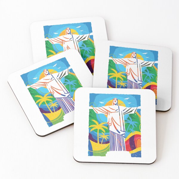 Item preview, Colorful statue rio de janeiro  designed and sold by TRIBExSPACE.