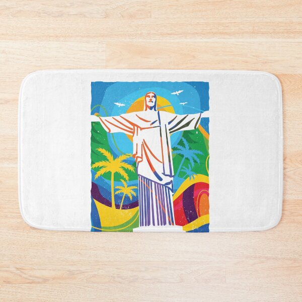 Item preview, Colorful statue rio de janeiro  designed and sold by TRIBExSPACE.