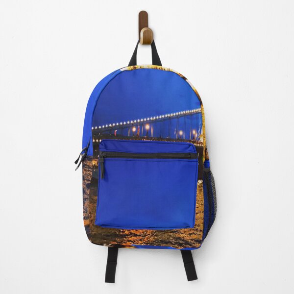 Item preview, Budapest Bridge at Night with Lights designed and sold by Happiness Creators.
