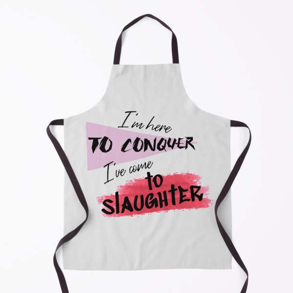 Item preview, I'm here to conquer, I've come to slaughter! (Red/Purple) designed and sold by Sander-sonia.
