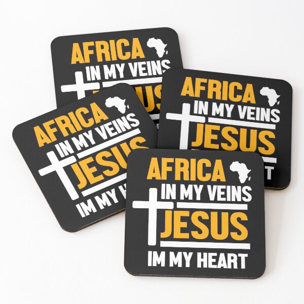 Item preview, Africa In My Veins Jesus In My Heart designed and sold by Rylastores.