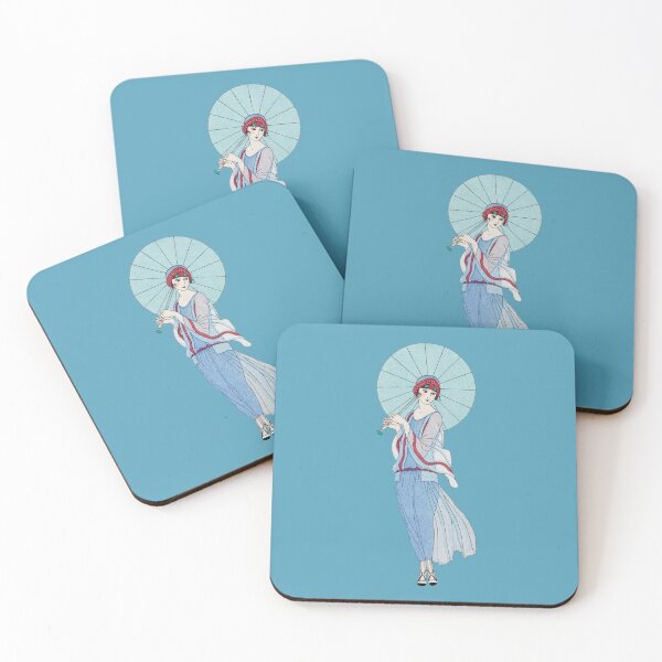 Item preview, Painted by George Barbier  - Art Deco Fashion  designed and sold by RudeBeeDesigns.