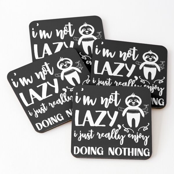Item preview, I'm not lazy i just enjoy doing nothing designed and sold by pnkpopcorn.