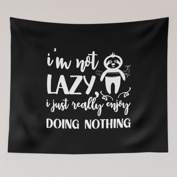 Item preview, I'm not lazy i just enjoy doing nothing designed and sold by pnkpopcorn.