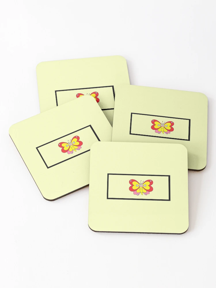 Thumbnail 1 of 5, Coasters (Set of 4), Butterfly designed and sold by Hashi ..
