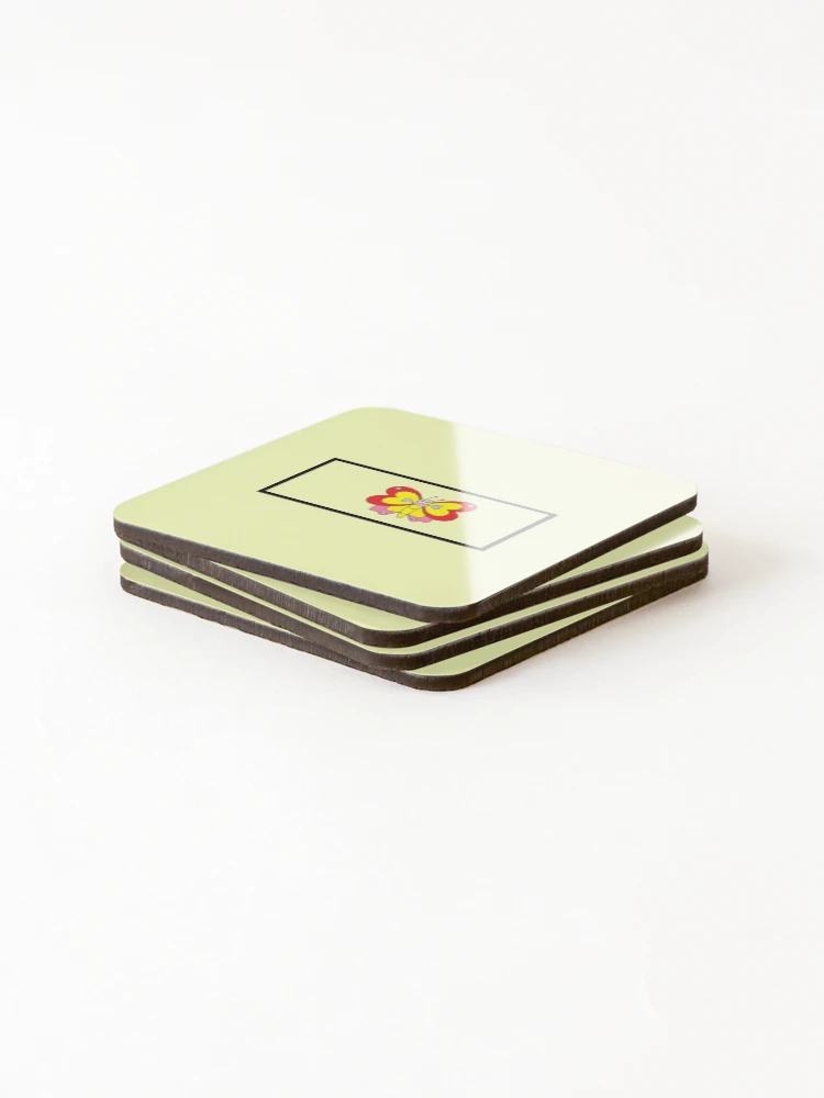 Thumbnail 4 of 5, Coasters (Set of 4), Butterfly designed and sold by Hashi ..
