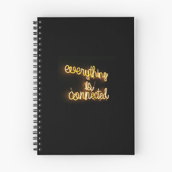 Item preview, Everything is Connected | Yellow Neon Text designed and sold by cypher33.