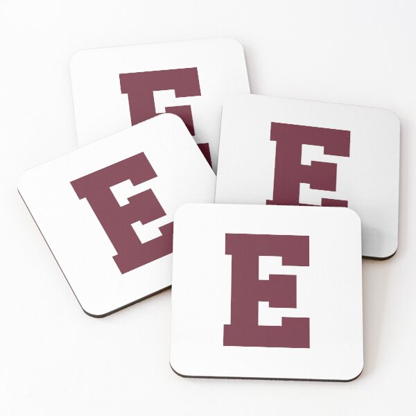 Item preview, Alphabet, Maroon E, Sports letter E designed and sold by TheCultStuff.