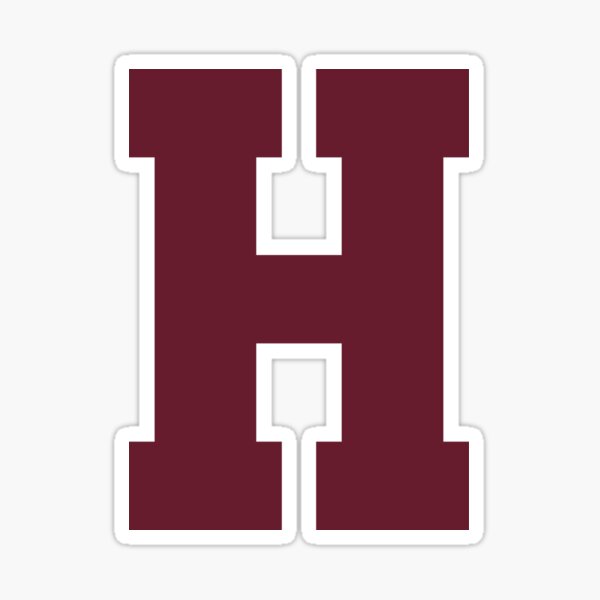 Item preview, Alphabet, Maroon H, Sports letter H designed and sold by TheCultStuff.