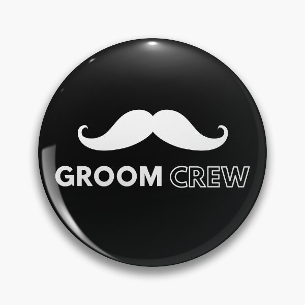 Item preview, Groom Crew (Moustache) designed and sold by WholesumArt.
