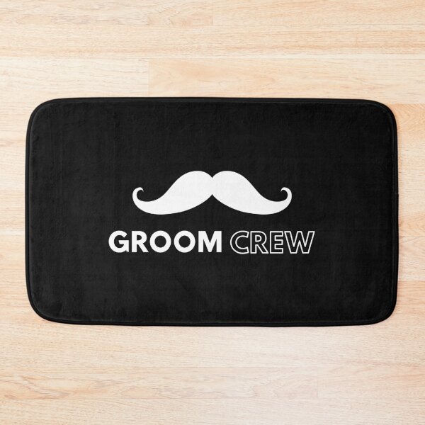Item preview, Groom Crew (Moustache) designed and sold by WholesumArt.