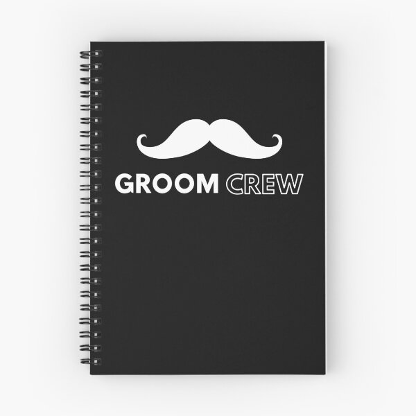 Item preview, Groom Crew (Moustache) designed and sold by WholesumArt.