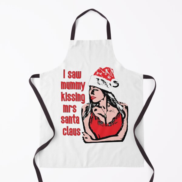 Item preview, Mummy Kissing Mrs Claus Two Mums Christmas designed and sold by RevolutionInPaint.