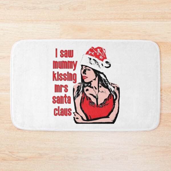 Item preview, Mummy Kissing Mrs Claus Two Mums Christmas designed and sold by RevolutionInPaint.
