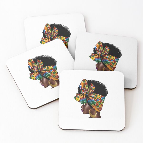 Item preview, African Queen With Kente Pattern designed and sold by Rylastores.
