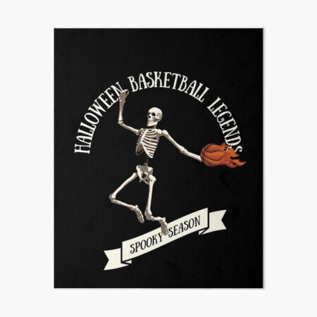 Lámina rígida «leyendas del baloncesto de halloween, baloncesto ...