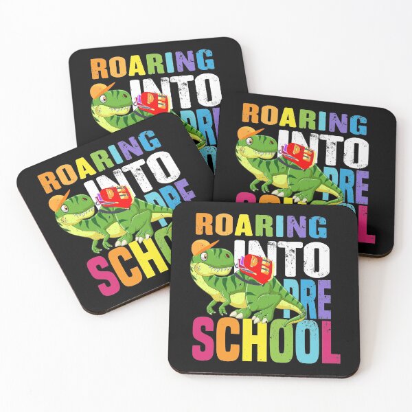 Item preview, roaring into preschool magical and funny saying for back to school for kids for son for brother  designed and sold by mydreamcatcher.