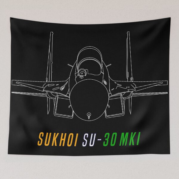 Item preview, Indian Air Force Sukhoi SU-30 MKI Flanker Blueprint White designed and sold by VAFS.