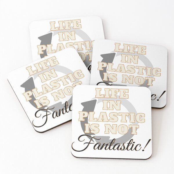 Item preview, Life in plastic is not fantastic! designed and sold by RinaGArt.