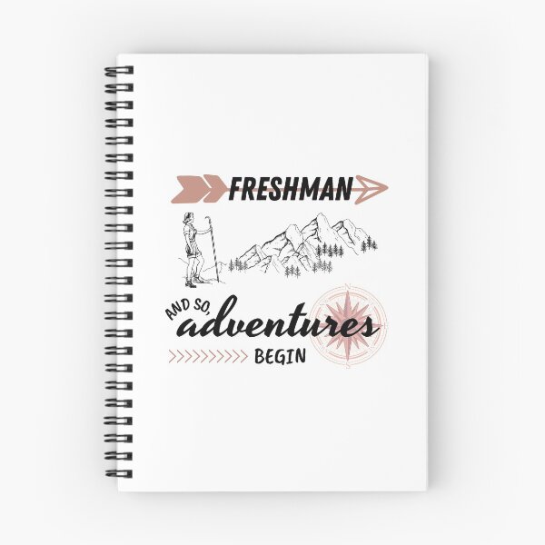 Item preview, Vintage "Freshman Year - And So, Adventures Begin" (Brown) Black Text designed and sold by dbyjane.
