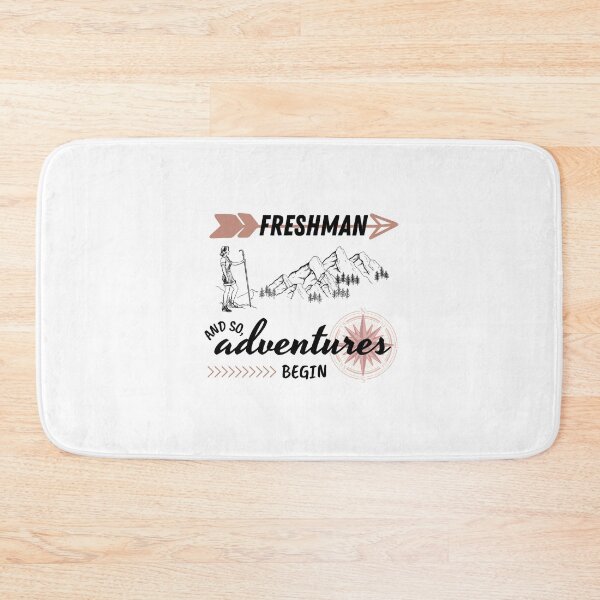 Item preview, Vintage "Freshman Year - And So, Adventures Begin" (Brown) Black Text designed and sold by dbyjane.