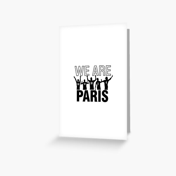 Cartes De Vœux Sur Le Theme Psg Redbubble