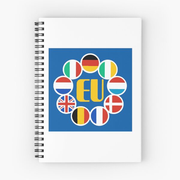 Item preview, Retro EU European Union 70's Flag Badge Print designed and sold by CloneDigitalArt.