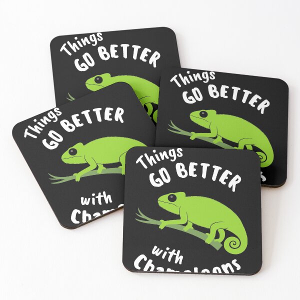 Item preview, Things go better with chameleons | Gift for chameleon keeper | Chameleon mom designed and sold by OleeVO.