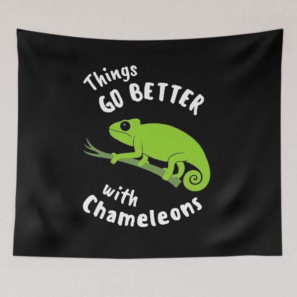 Item preview, Things go better with chameleons | Gift for chameleon keeper | Chameleon mom designed and sold by OleeVO.