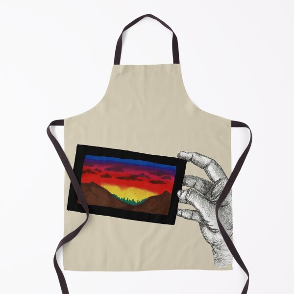 Item preview, 'Sunset In My Hand' - Hand Drawn Ink Design designed and sold by TaltalimDesign.