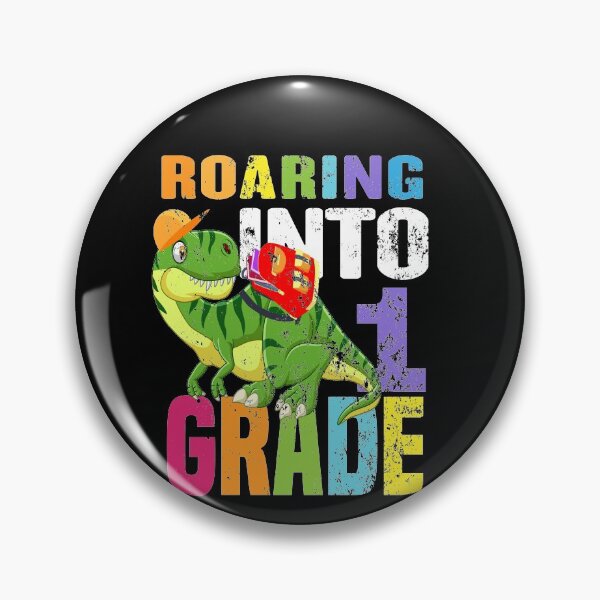 Item preview, roaring into first grade magical funny saying for back to school for kids for son for brother  designed and sold by mydreamcatcher.