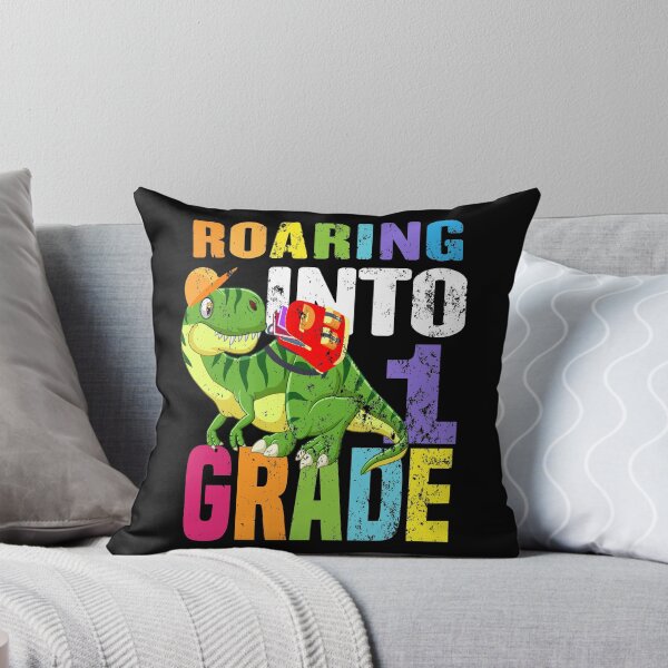 Item preview, roaring into first grade magical funny saying for back to school for kids for son for brother  designed and sold by mydreamcatcher.
