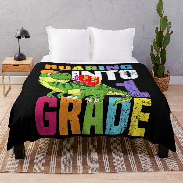 Item preview, roaring into first grade magical funny saying for back to school for kids for son for brother designed and sold by mydreamcatcher.