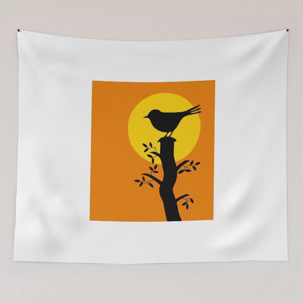 Item preview, bird on branch designed and sold by kawtarben1.