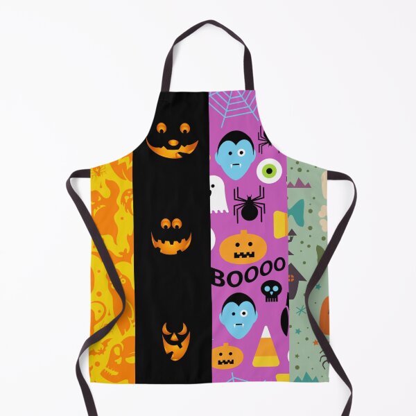 Item preview, Halloween Motifs Vintage Stripes Pattern Motif Ghost Skeleton Witch Pumpkin Spider Gift Idea  designed and sold by catchyology.