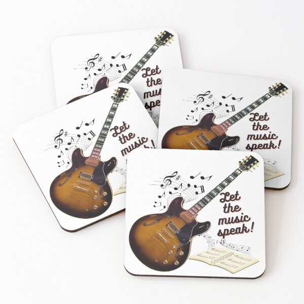 Item preview, Let the music speak! - guitar designed and sold by RinaGArt.
