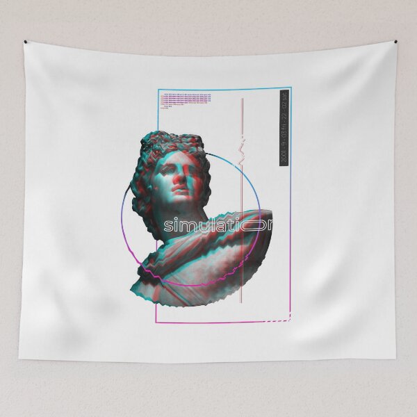 Item preview, escape the simulation  , statue female glitch designed and sold by TRIBExSPACE.