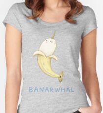 Camiseta entallada de cuello redondo Banarwhal