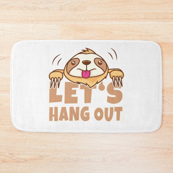 Item preview, Kopie von LET'S HANG OUT as a cute lazy cozy sloth in summer designed and sold by mabanda.